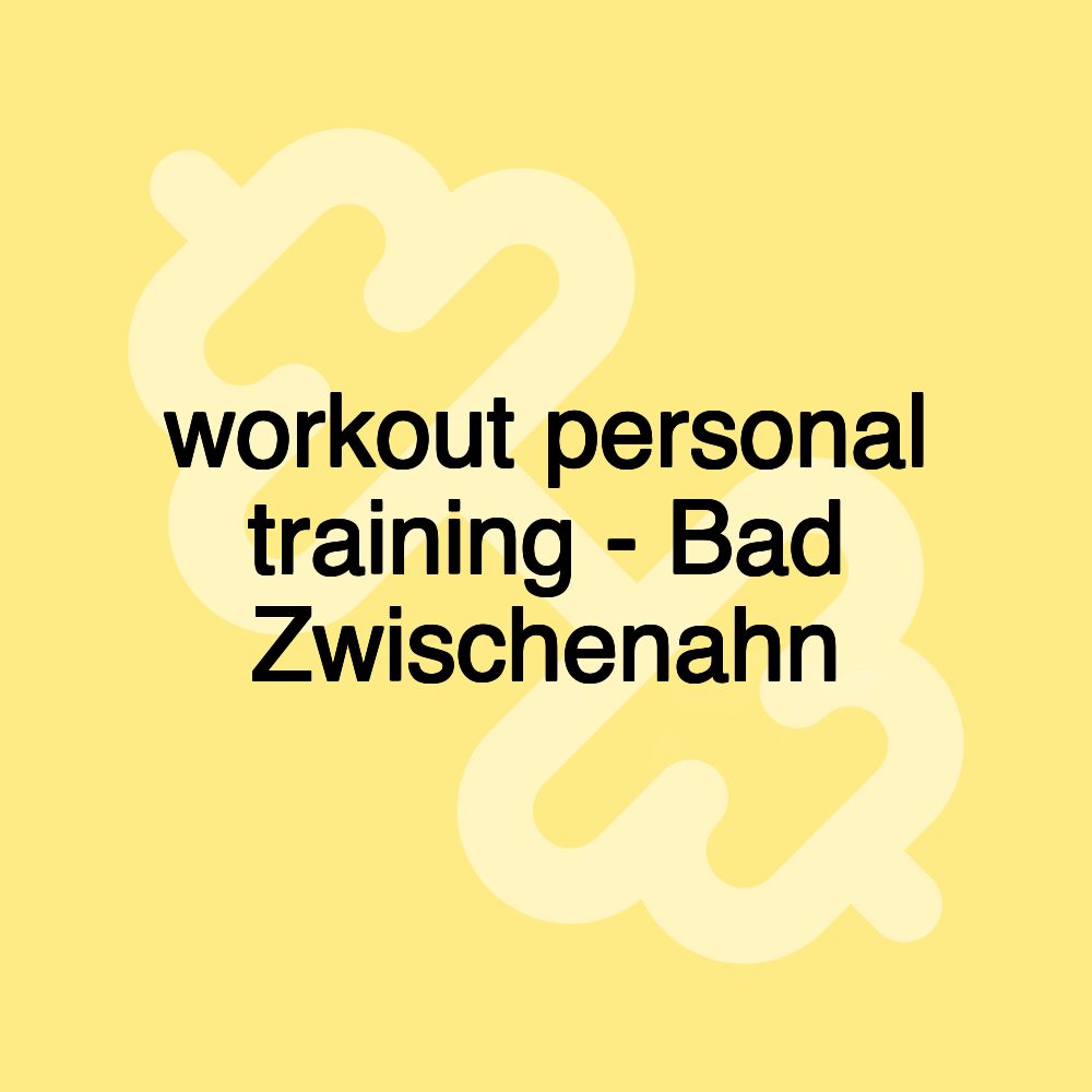 workout personal training - Bad Zwischenahn