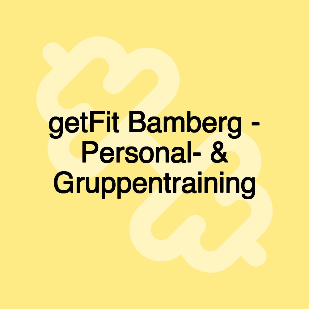 getFit Bamberg - Personal- & Gruppentraining