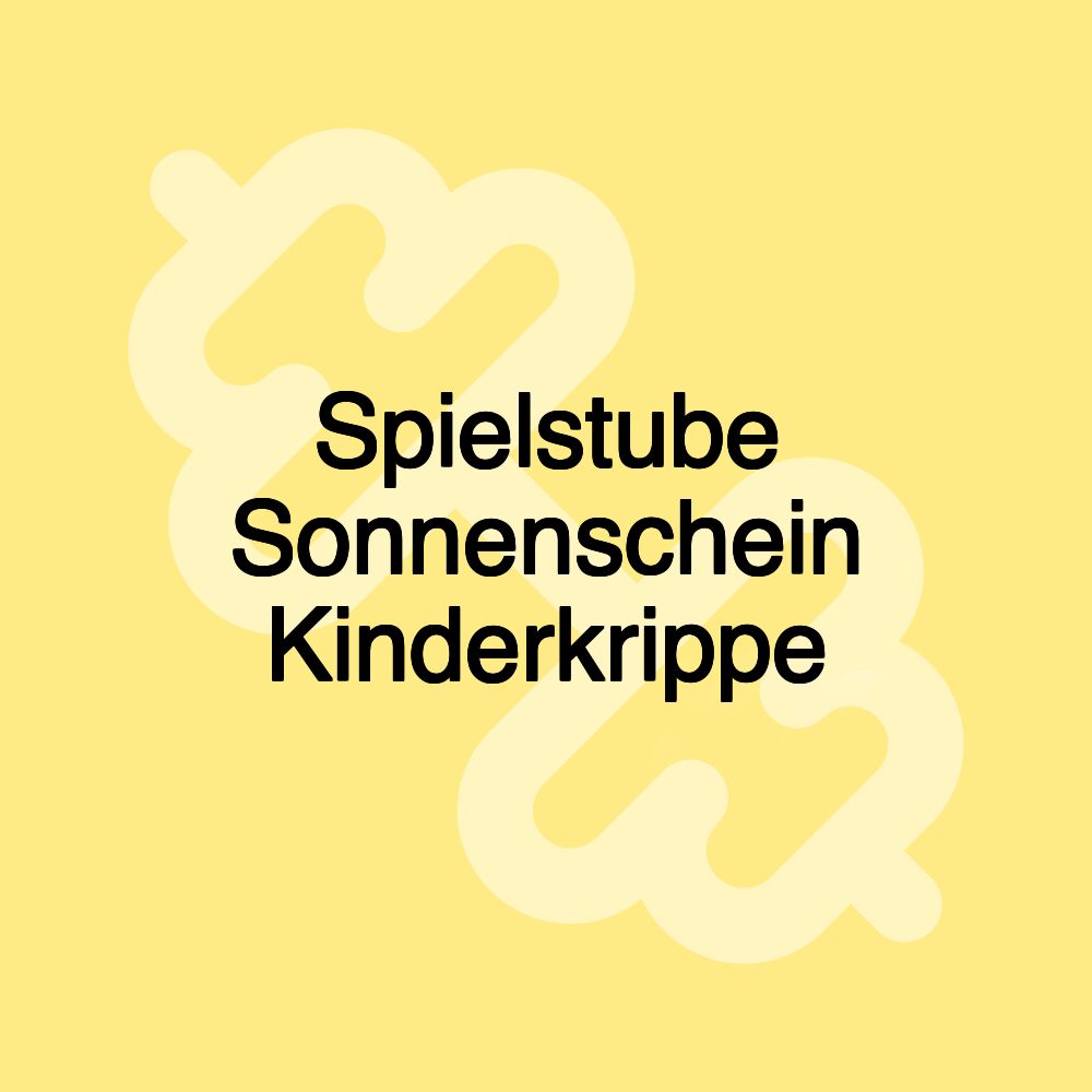 Spielstube Sonnenschein Kinderkrippe