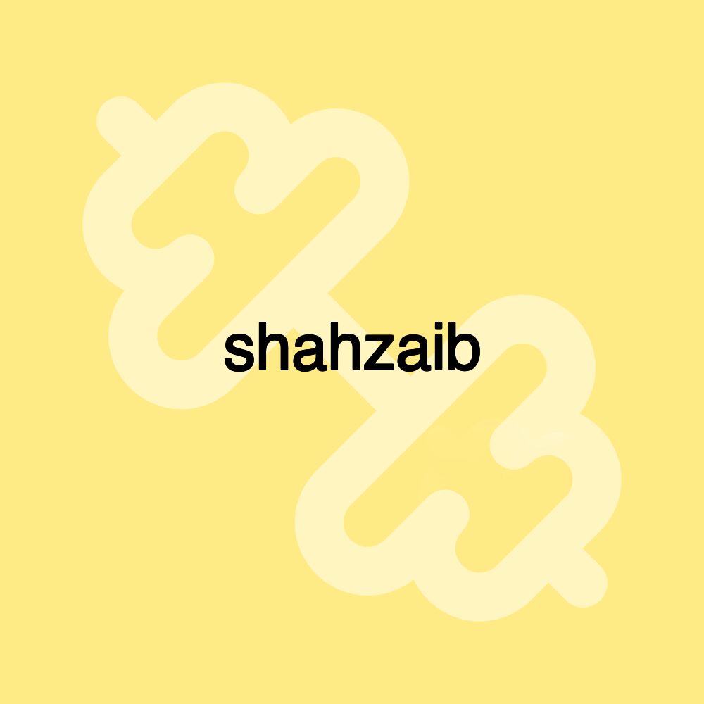 shahzaib