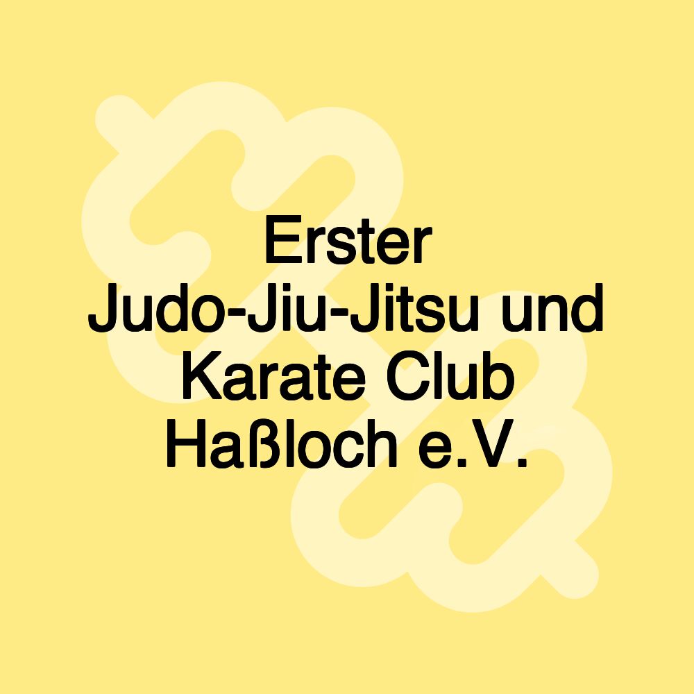 Erster Judo-Jiu-Jitsu und Karate Club Haßloch e.V.