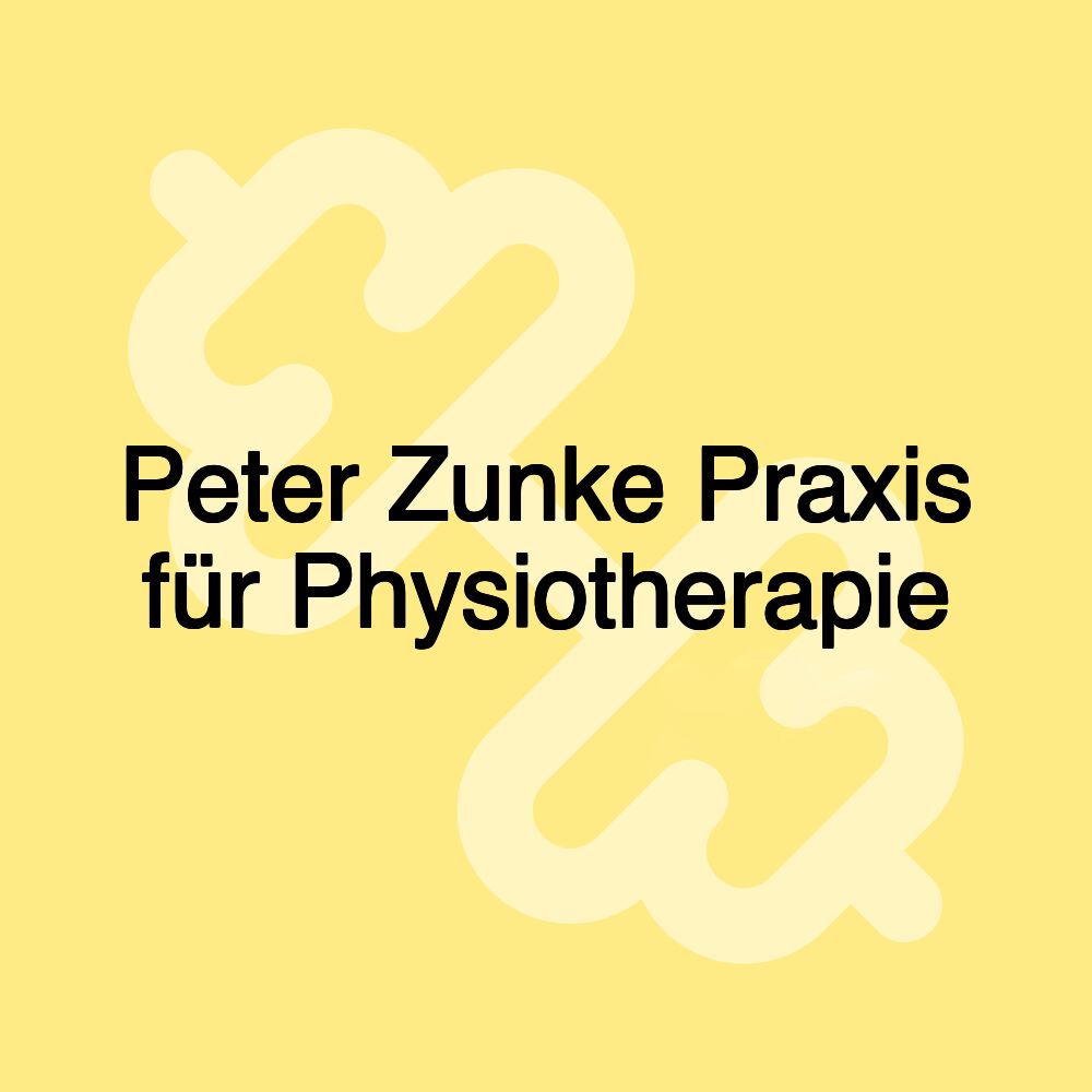 Peter Zunke Praxis für Physiotherapie