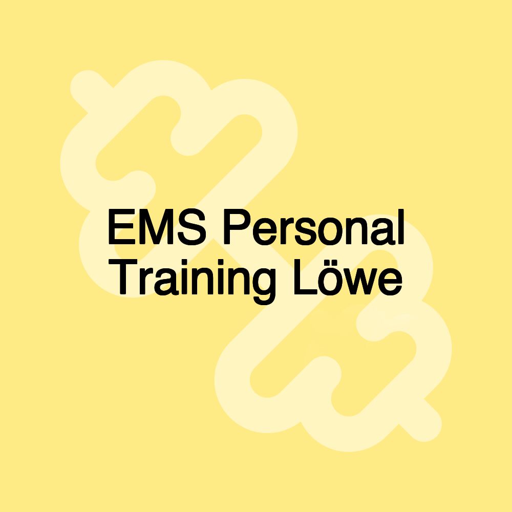 EMS Personal Training Löwe