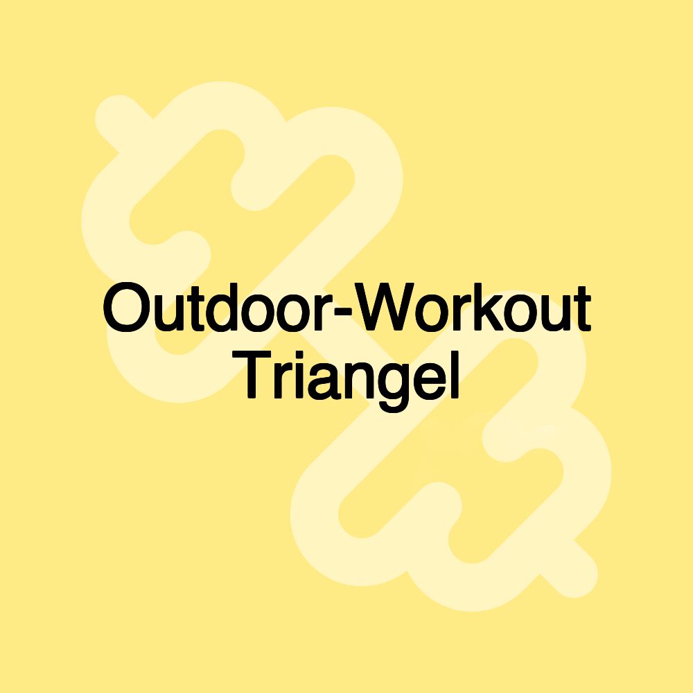 Outdoor-Workout Triangel