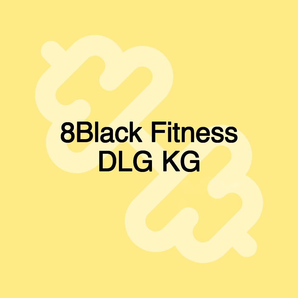 8Black Fitness DLG KG