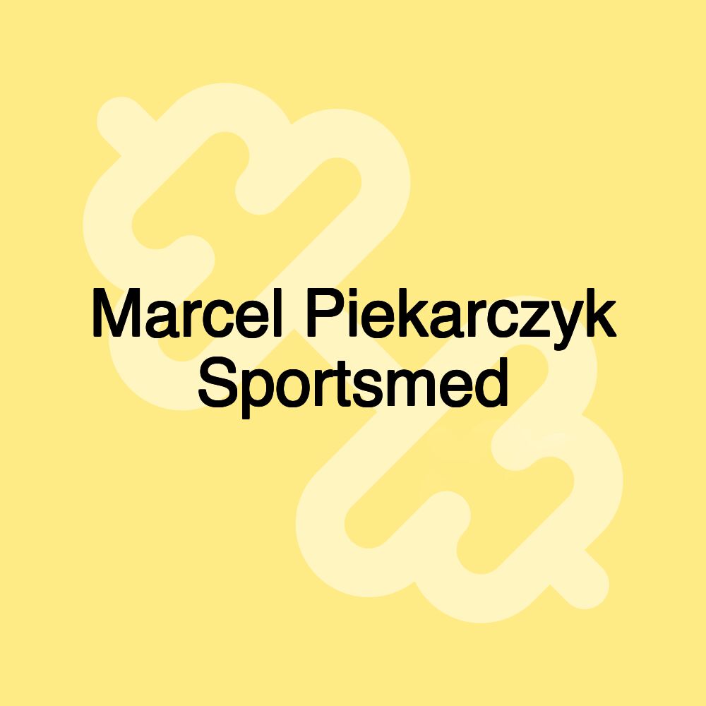 Marcel Piekarczyk Sportsmed