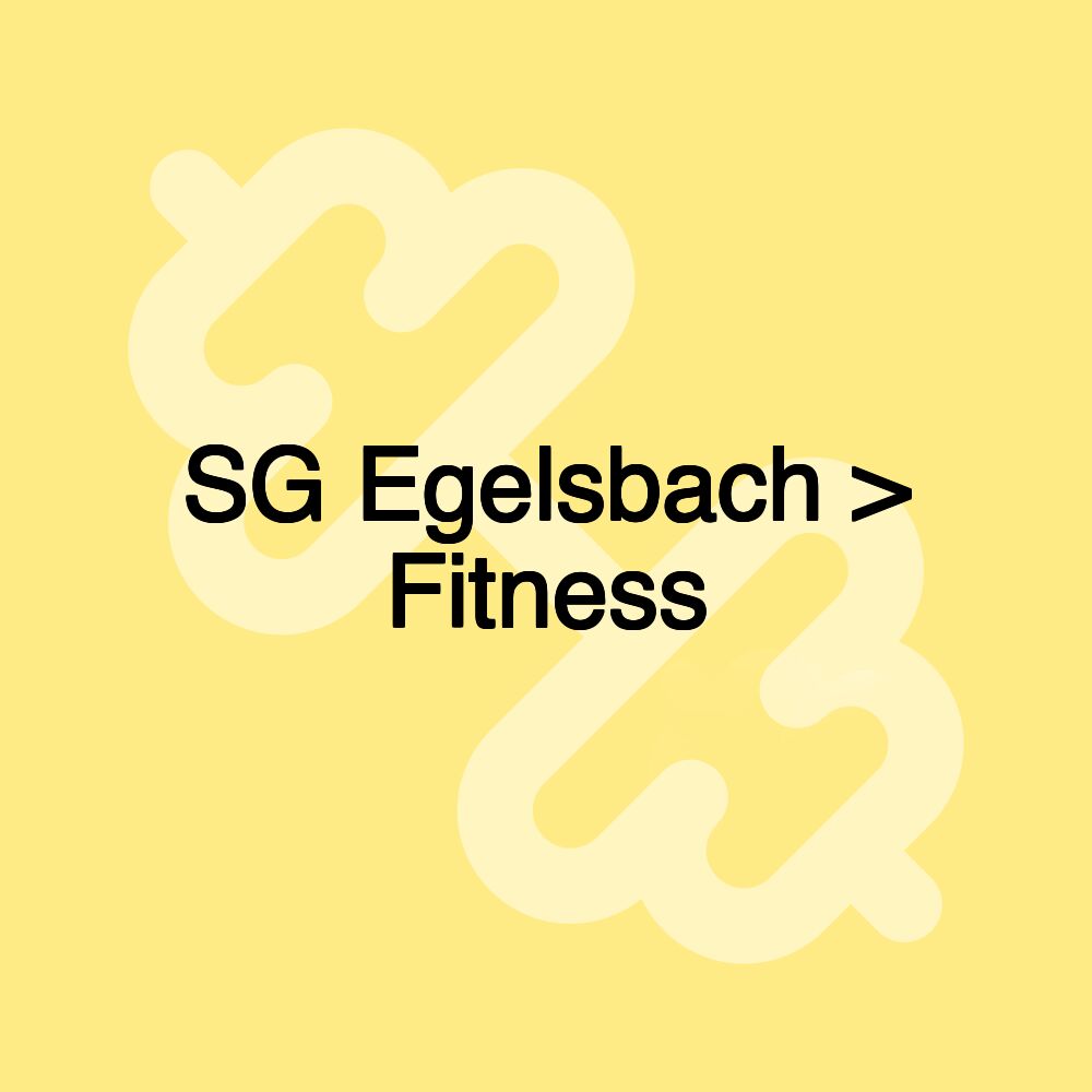 SG Egelsbach > Fitness