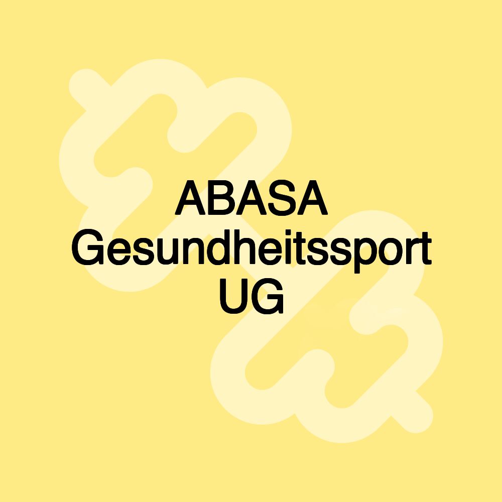 ABASA Gesundheitssport UG