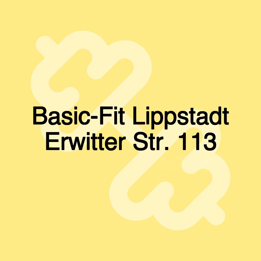 Basic-Fit Lippstadt Erwitter Str. 113