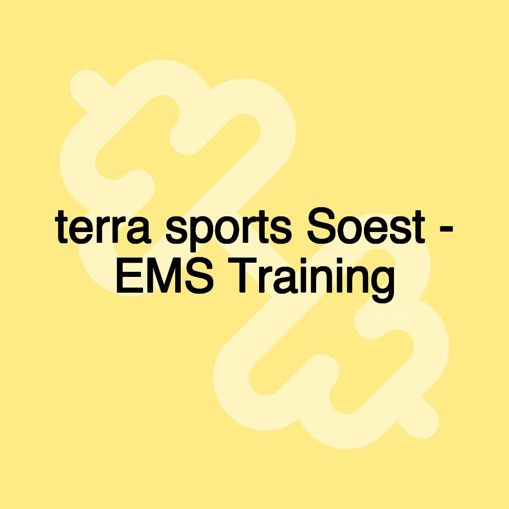 terra sports Soest - EMS Training