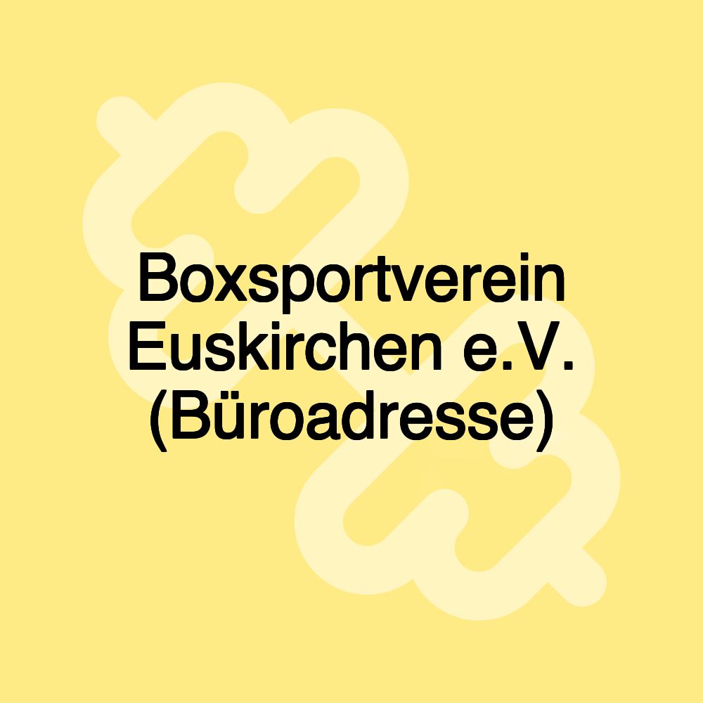 Boxsportverein Euskirchen e.V. (Büroadresse)