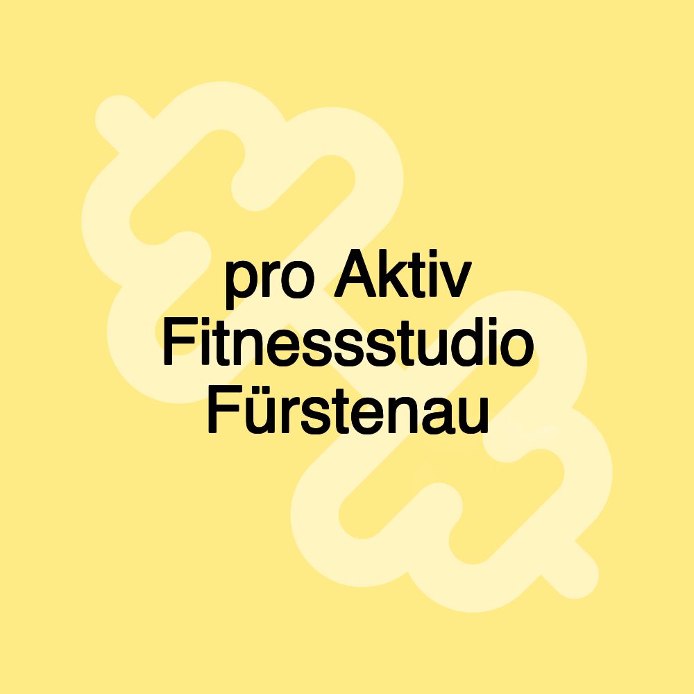 pro Aktiv Fitnessstudio Fürstenau