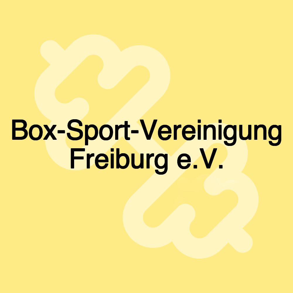 Box-Sport-Vereinigung Freiburg e.V.