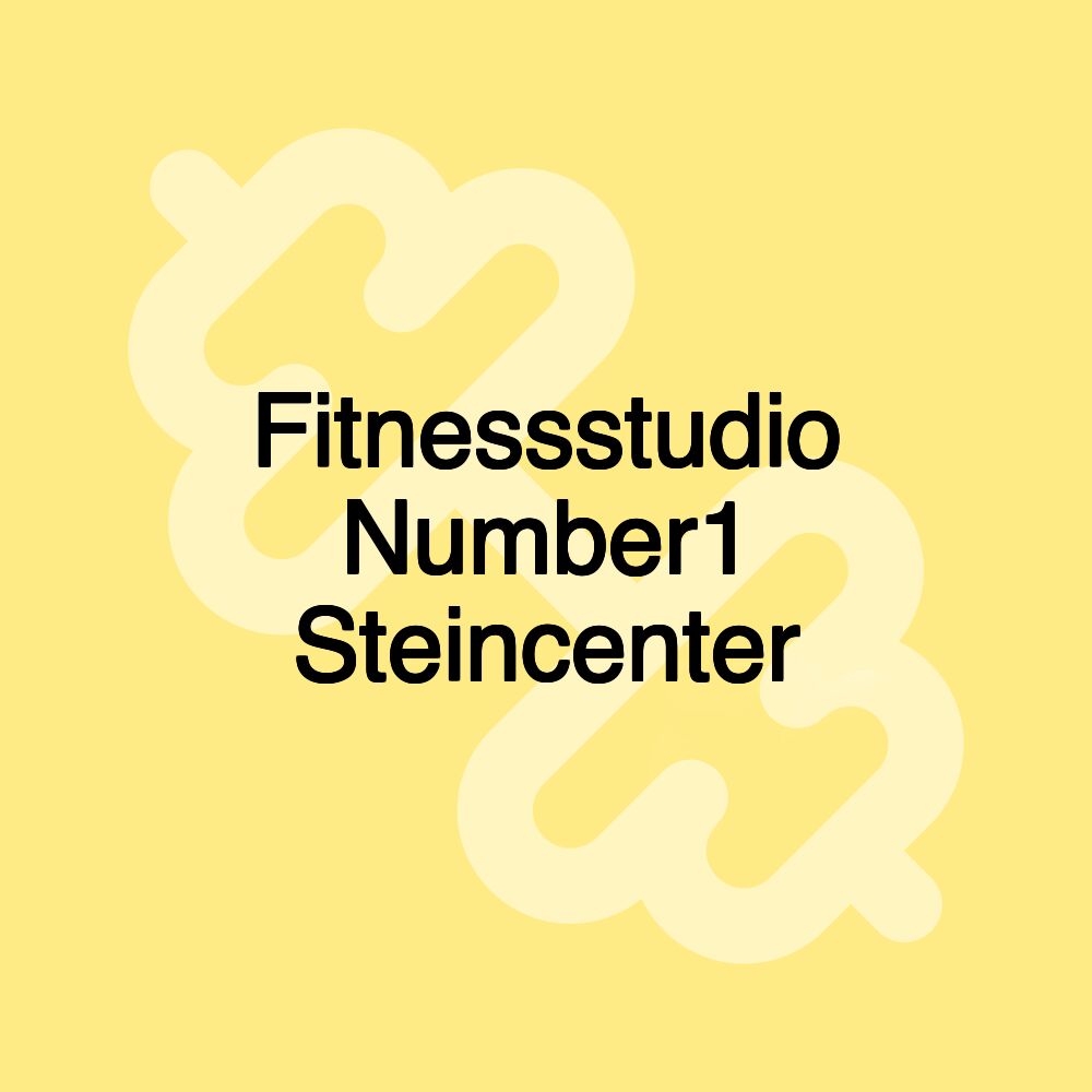 Fitnessstudio Number1 Steincenter