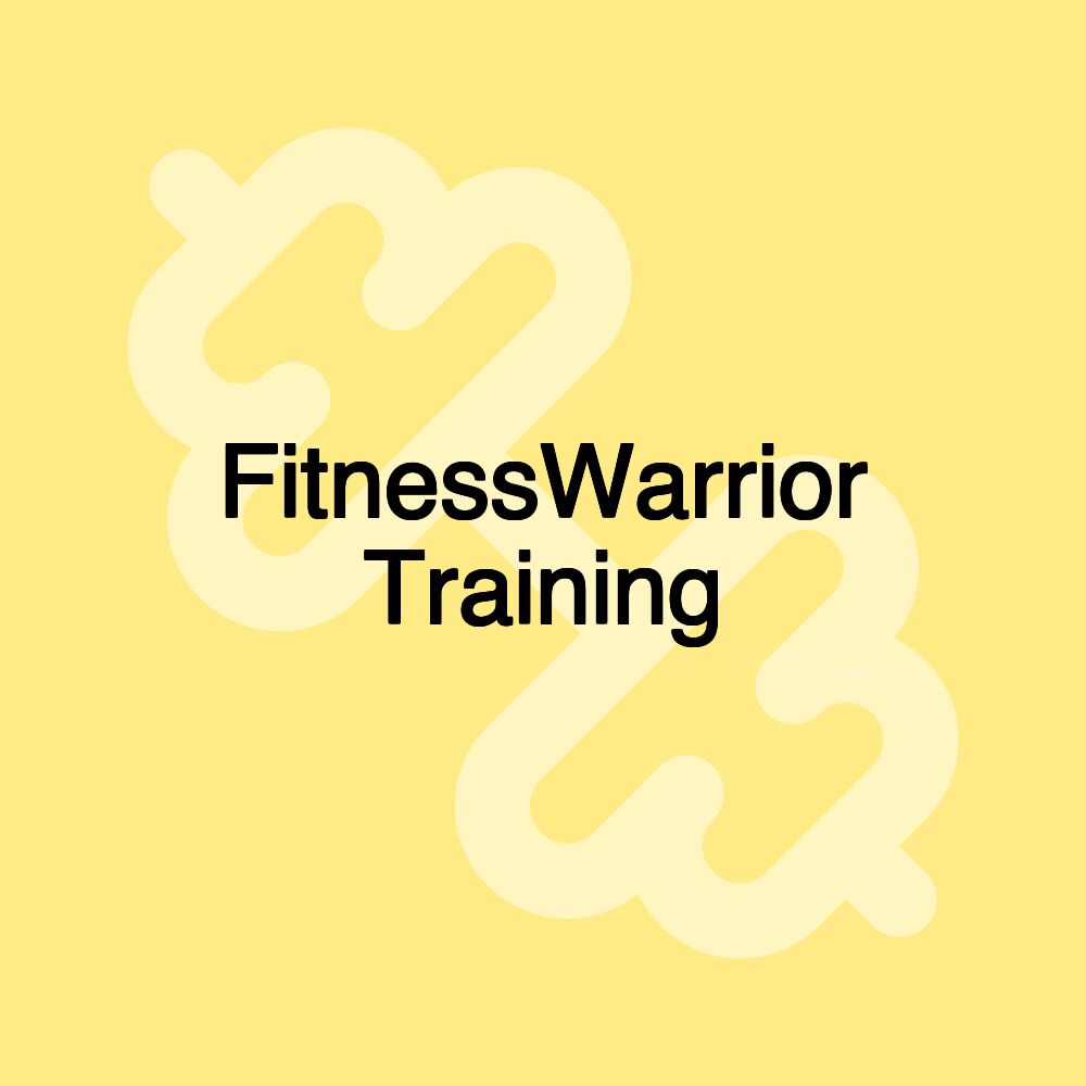 FitnessWarrior Training