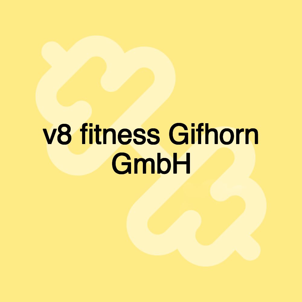 v8 fitness Gifhorn GmbH