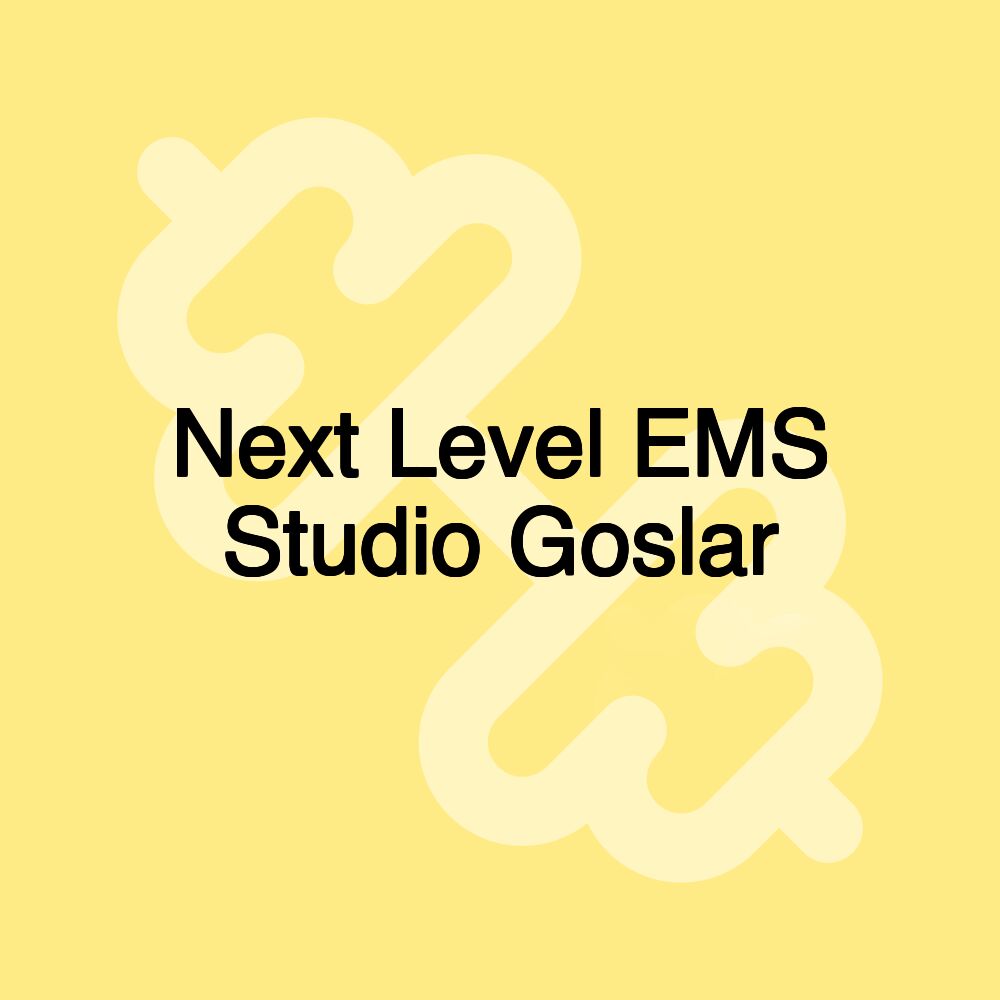 Next Level EMS Studio Goslar