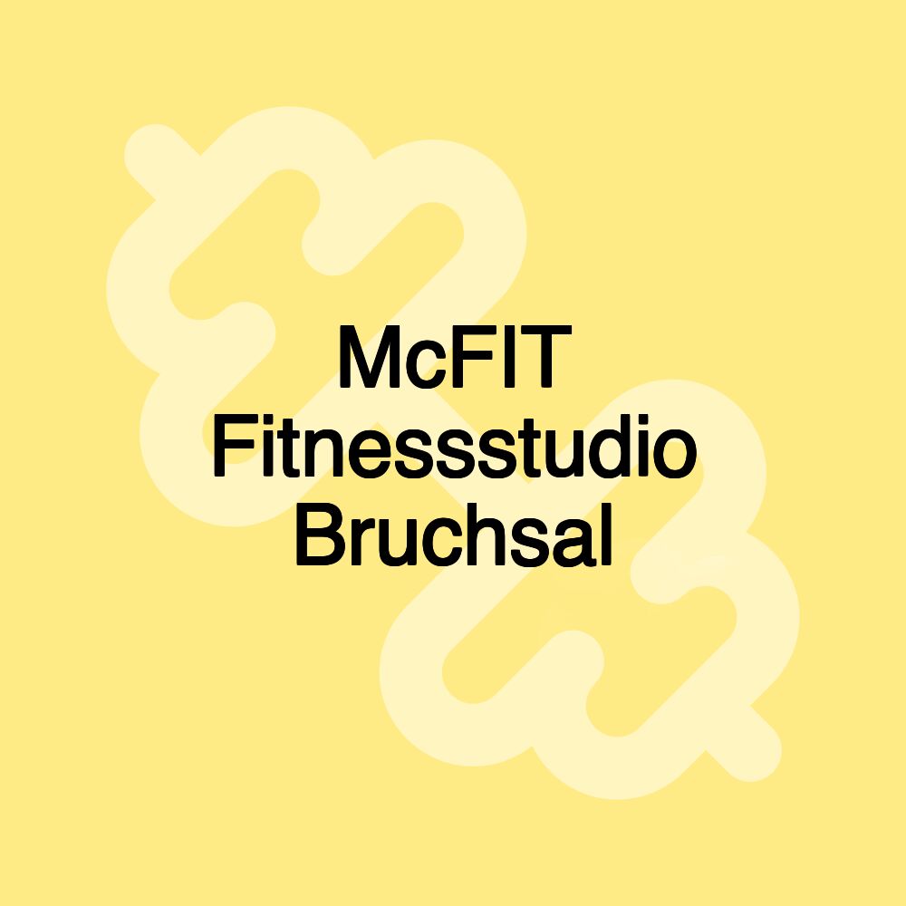 McFIT Fitnessstudio Bruchsal