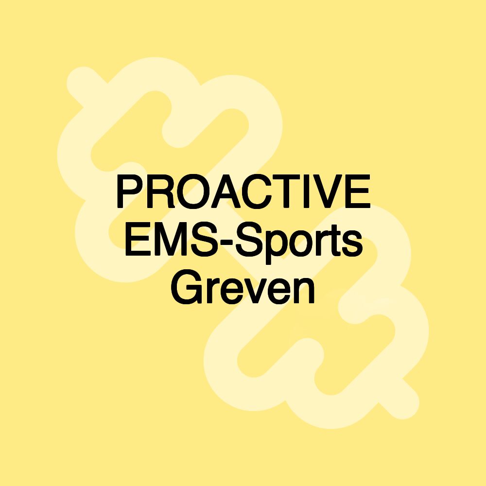 PROACTIVE EMS-Sports Greven