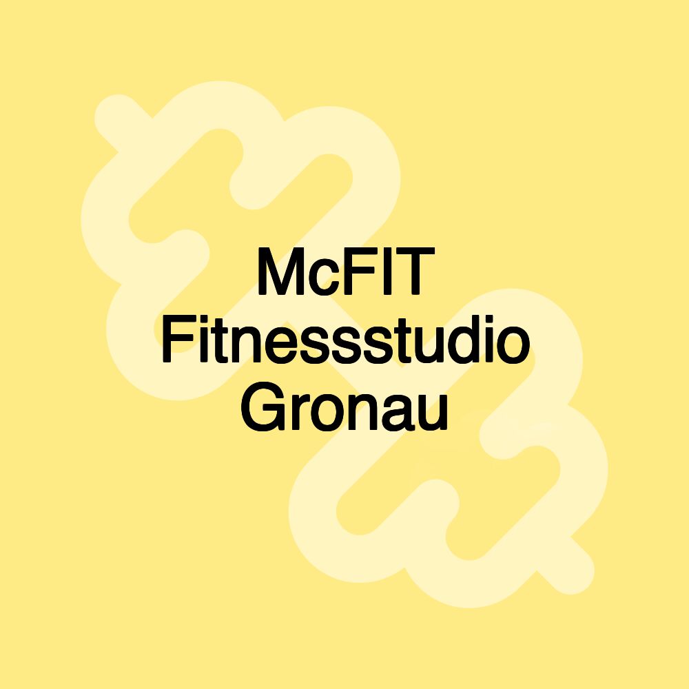 McFIT Fitnessstudio Gronau