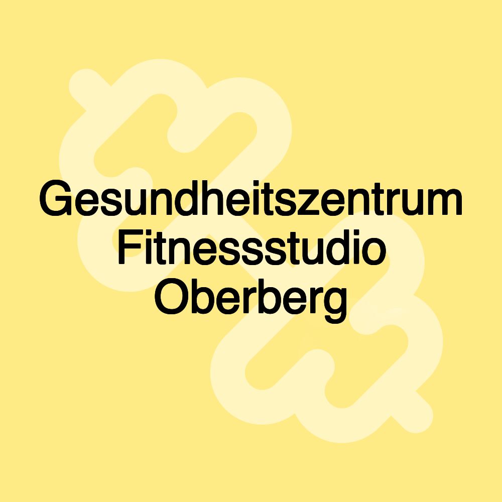 Gesundheitszentrum Fitnessstudio Oberberg