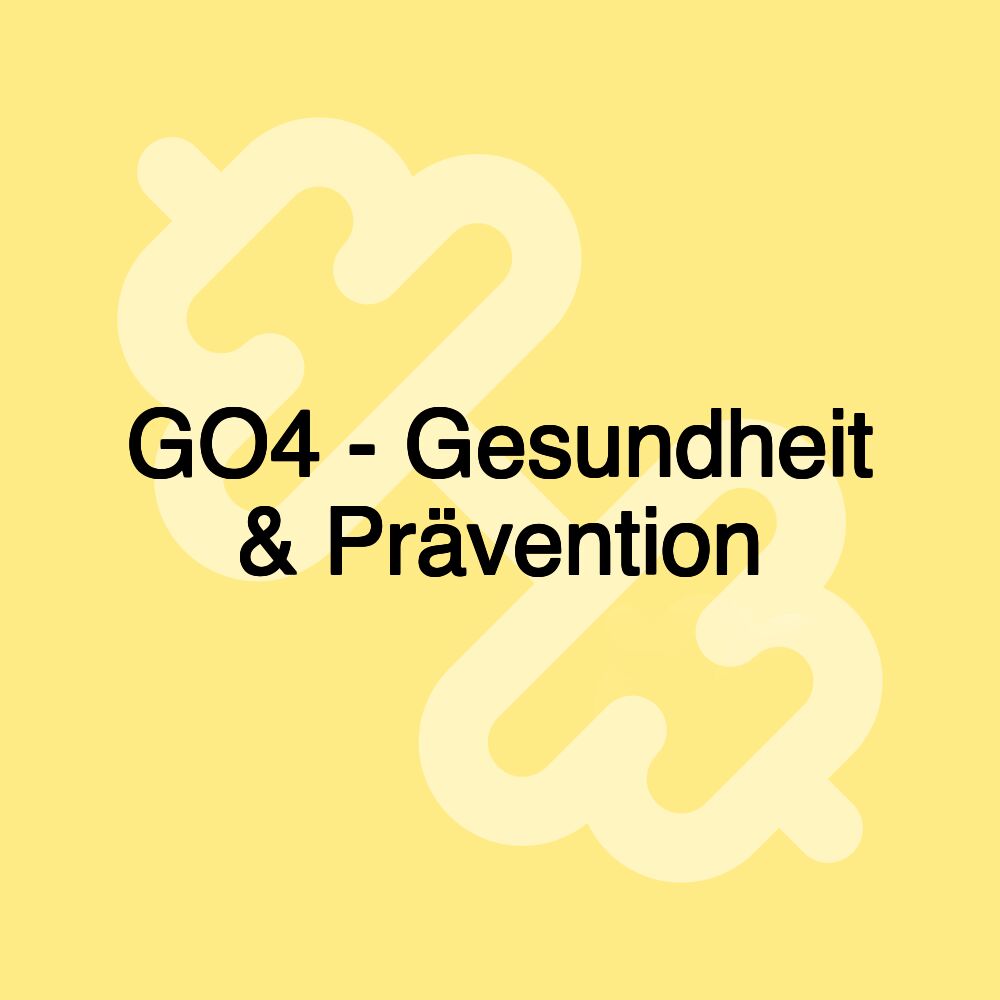 GO4 - Gesundheit & Prävention