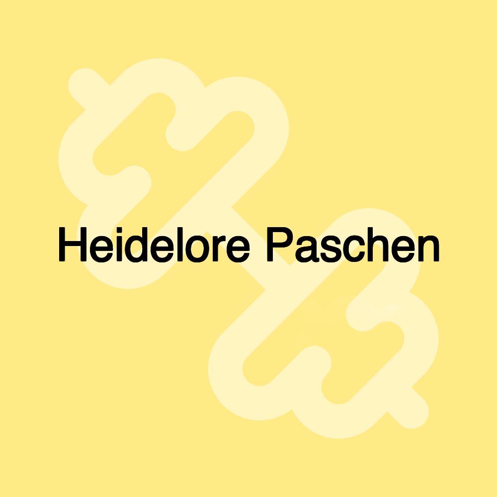 Heidelore Paschen