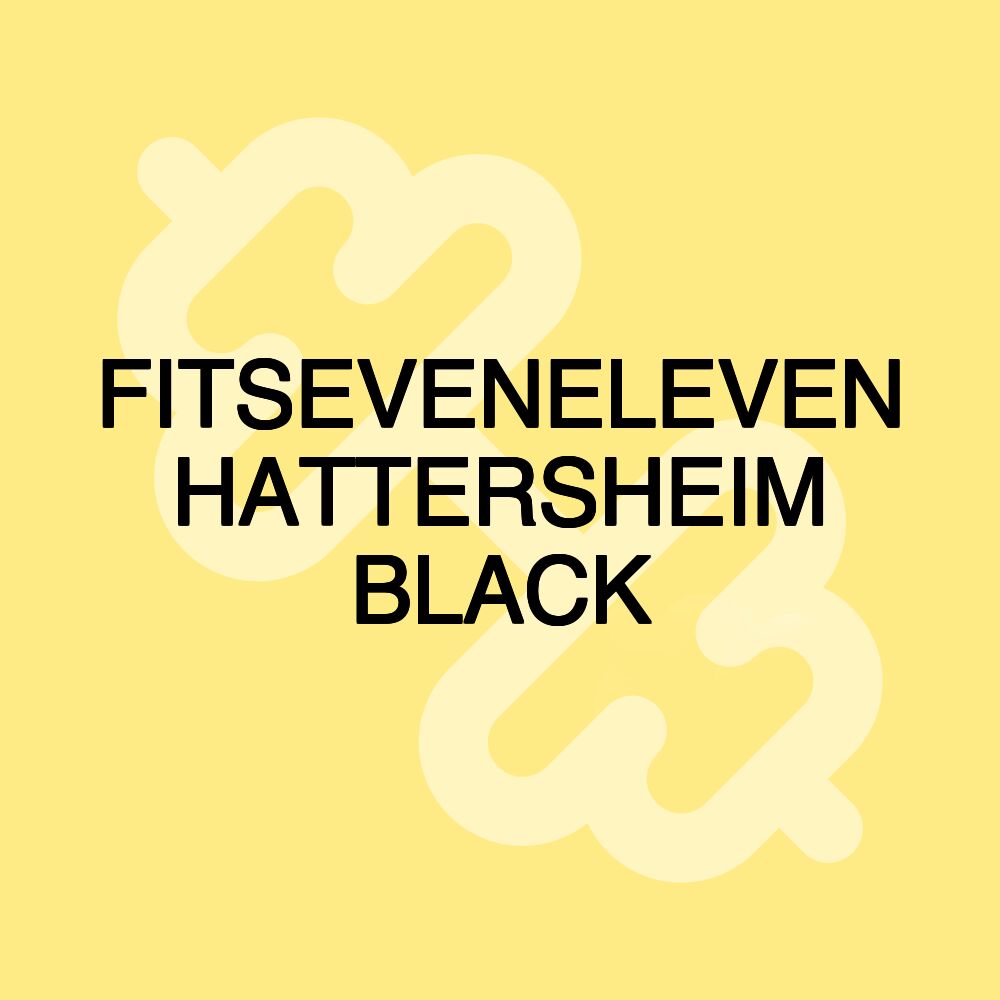 FITSEVENELEVEN HATTERSHEIM BLACK