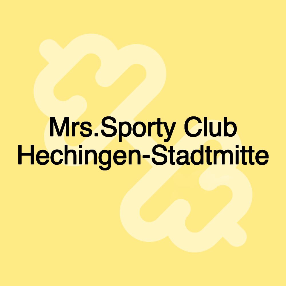 Mrs.Sporty Club Hechingen-Stadtmitte