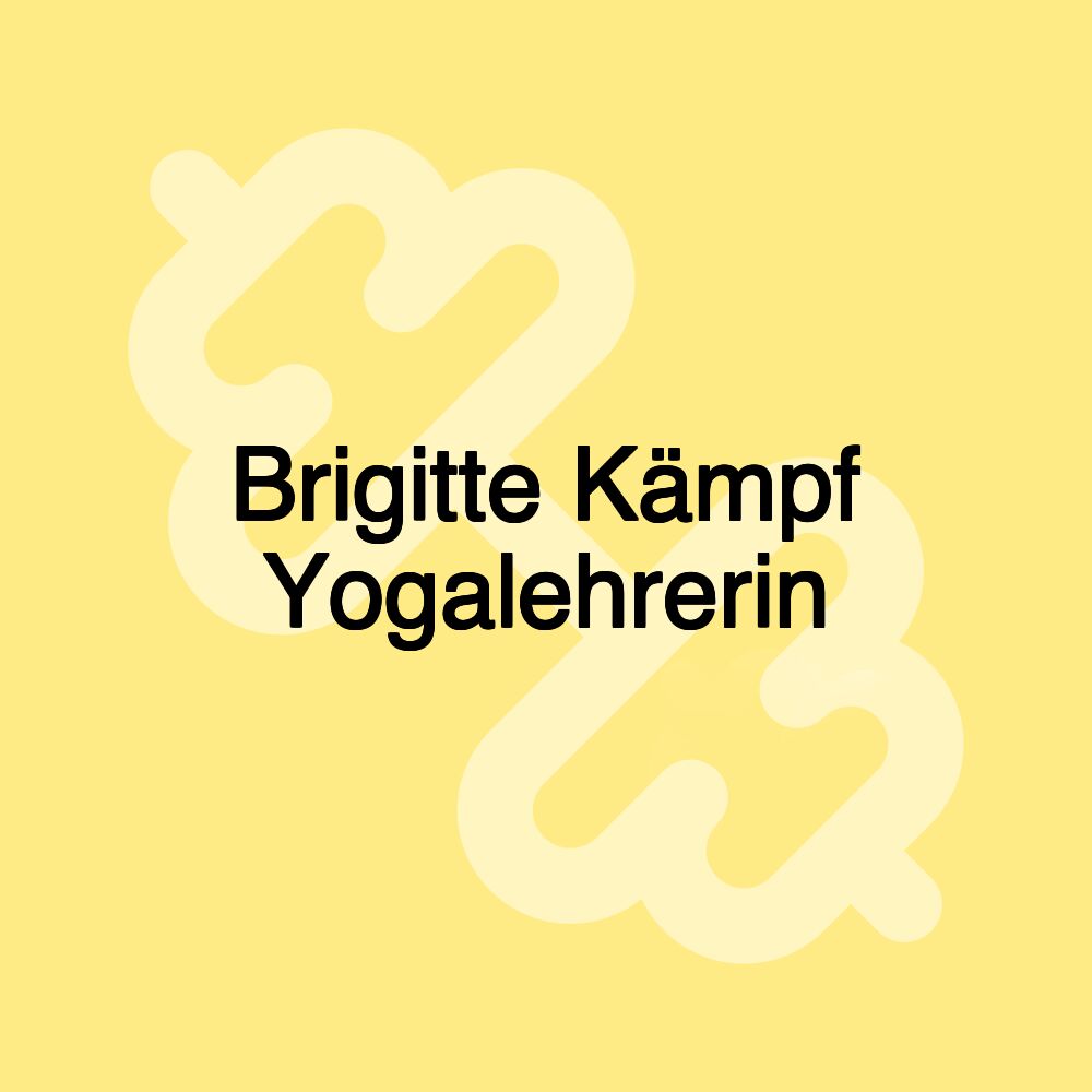 Brigitte Kämpf Yogalehrerin