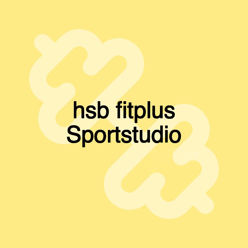 hsb fitplus Sportstudio