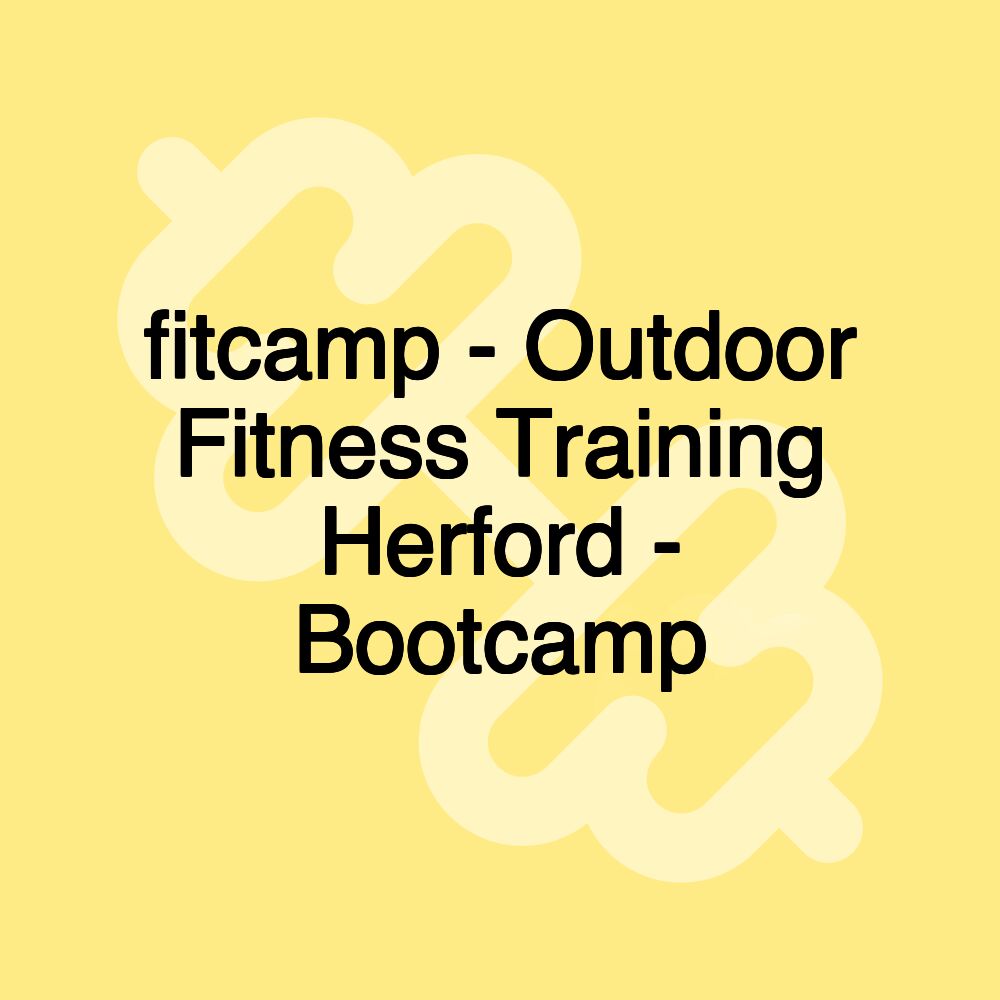 fitcamp - Outdoor Fitness Training Herford - Bootcamp