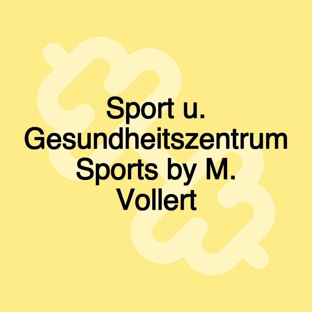 Sport u. Gesundheitszentrum Sports by M. Vollert