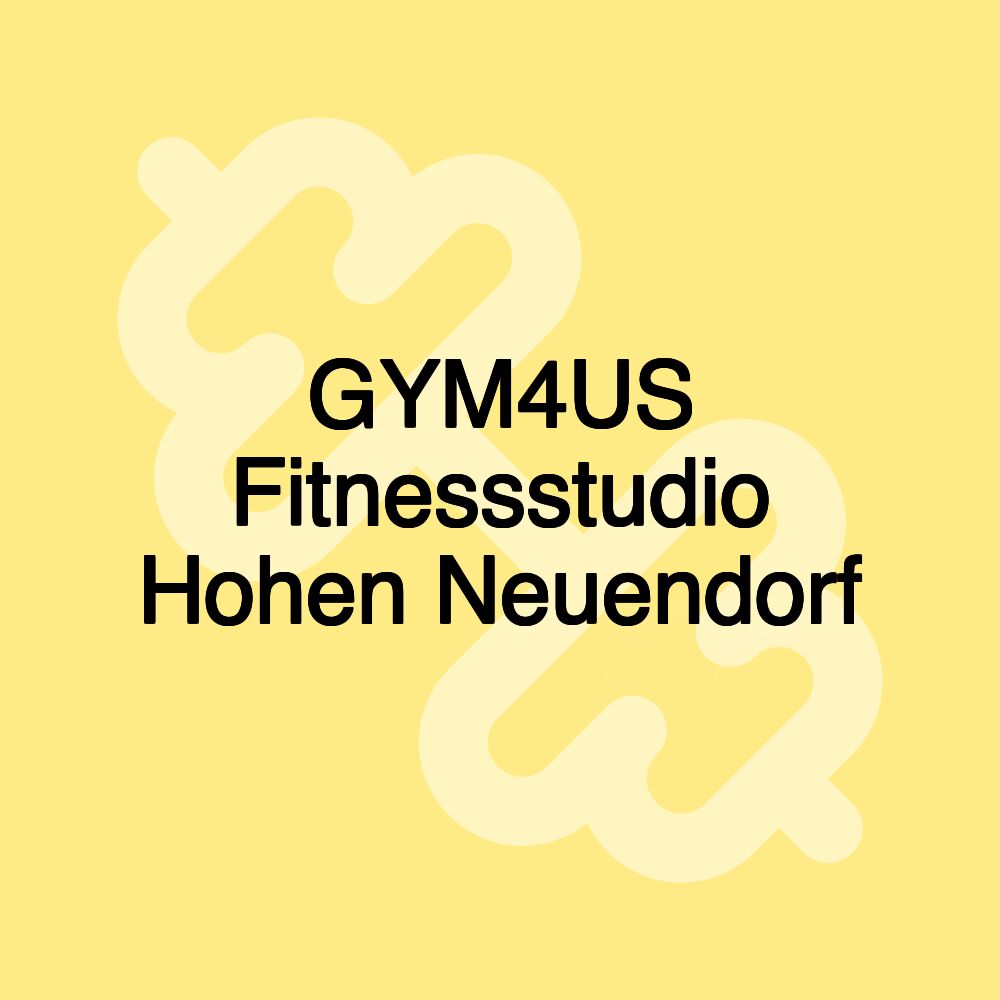 GYM4US Fitnessstudio Hohen Neuendorf