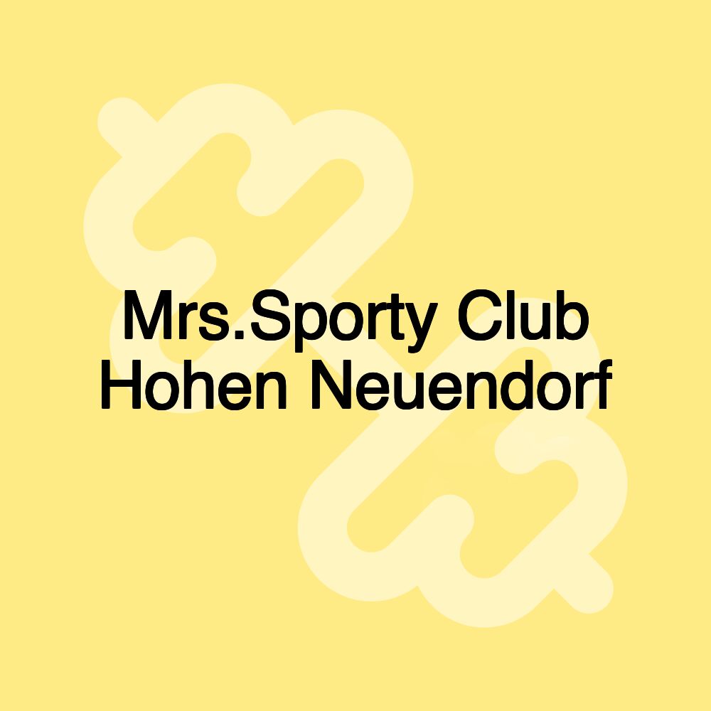 Mrs.Sporty Club Hohen Neuendorf