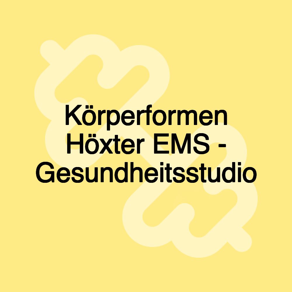 Körperformen Höxter EMS - Gesundheitsstudio