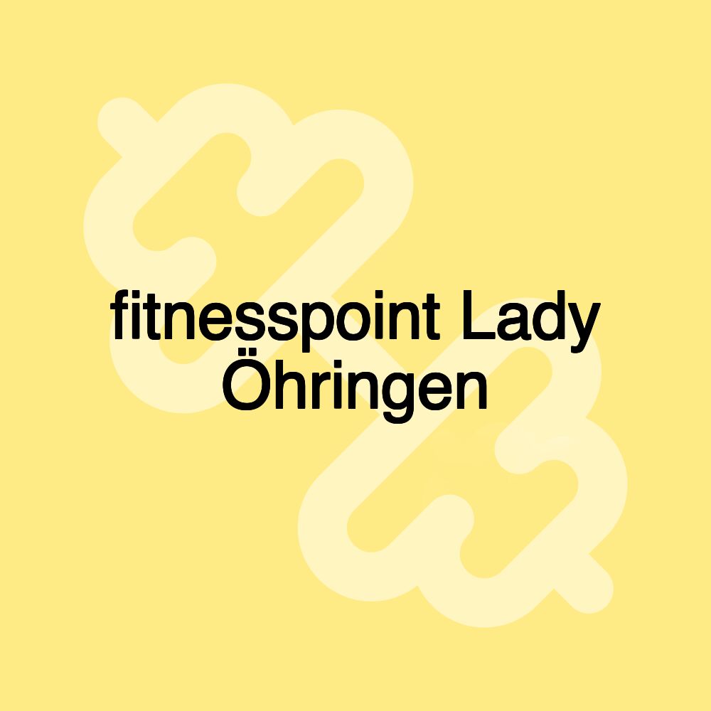 fitnesspoint Lady Öhringen