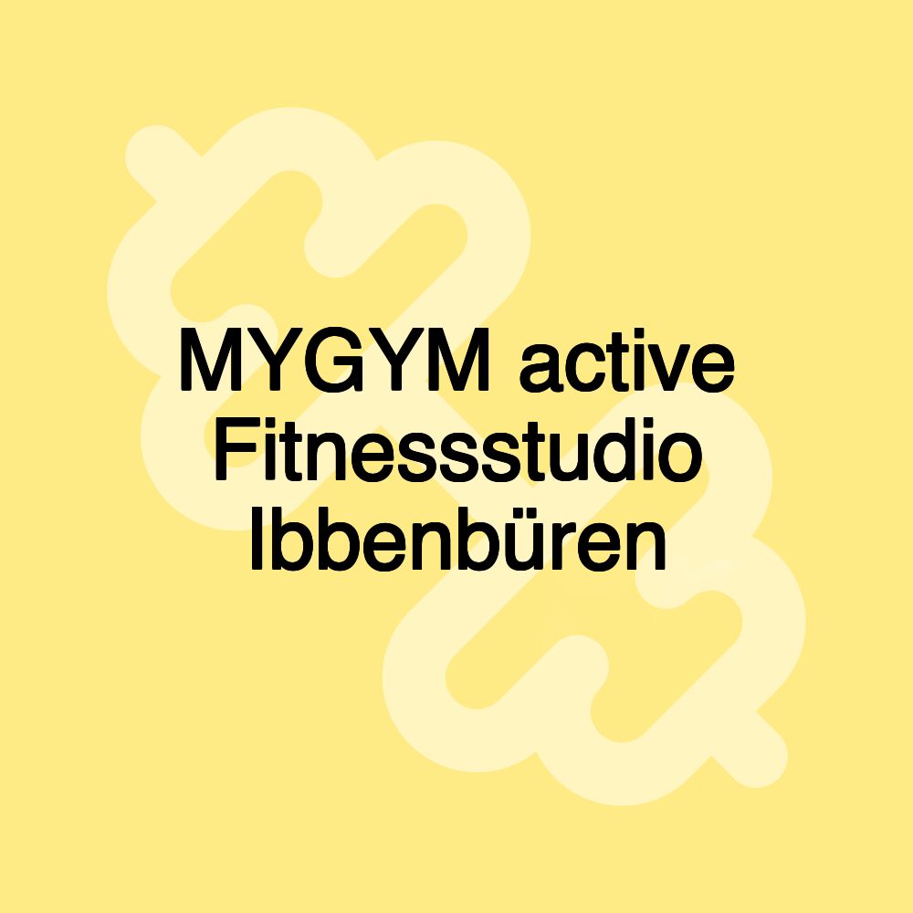 MYGYM active Fitnessstudio Ibbenbüren