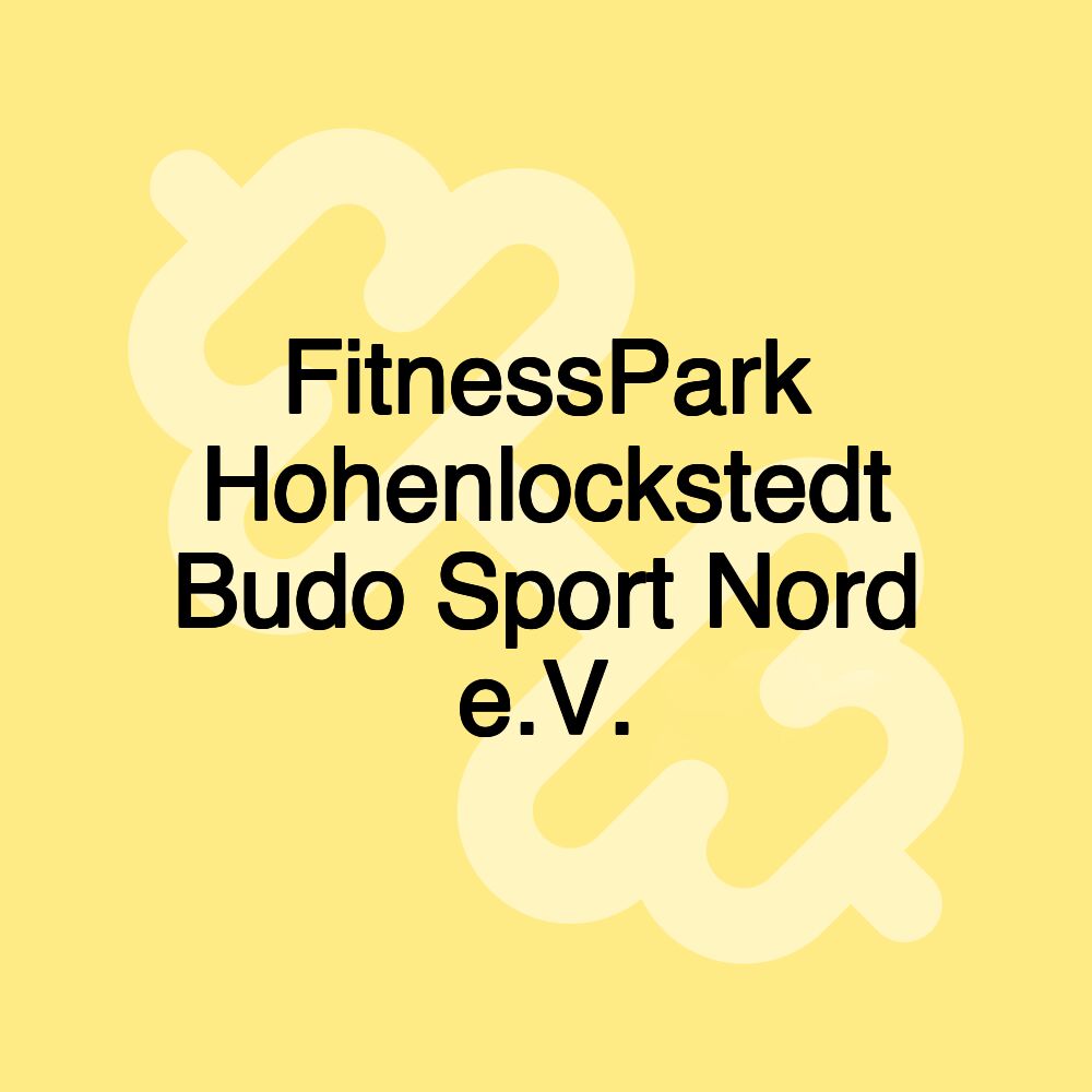 FitnessPark Hohenlockstedt Budo Sport Nord e.V.