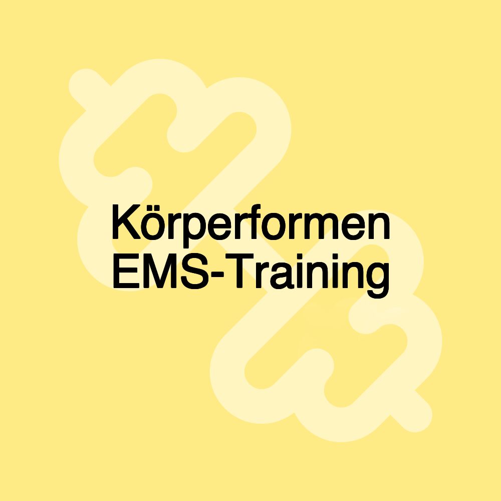 Körperformen EMS-Training