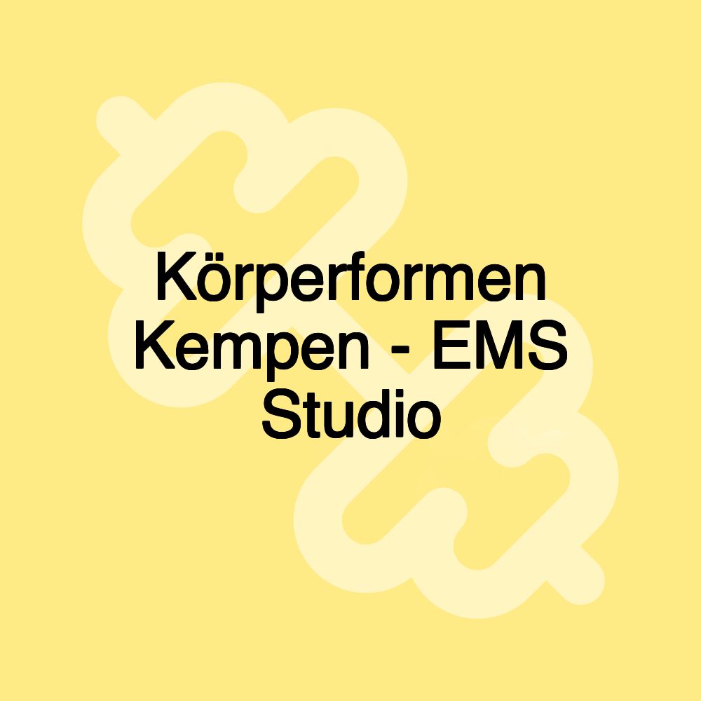 Körperformen Kempen - EMS Studio