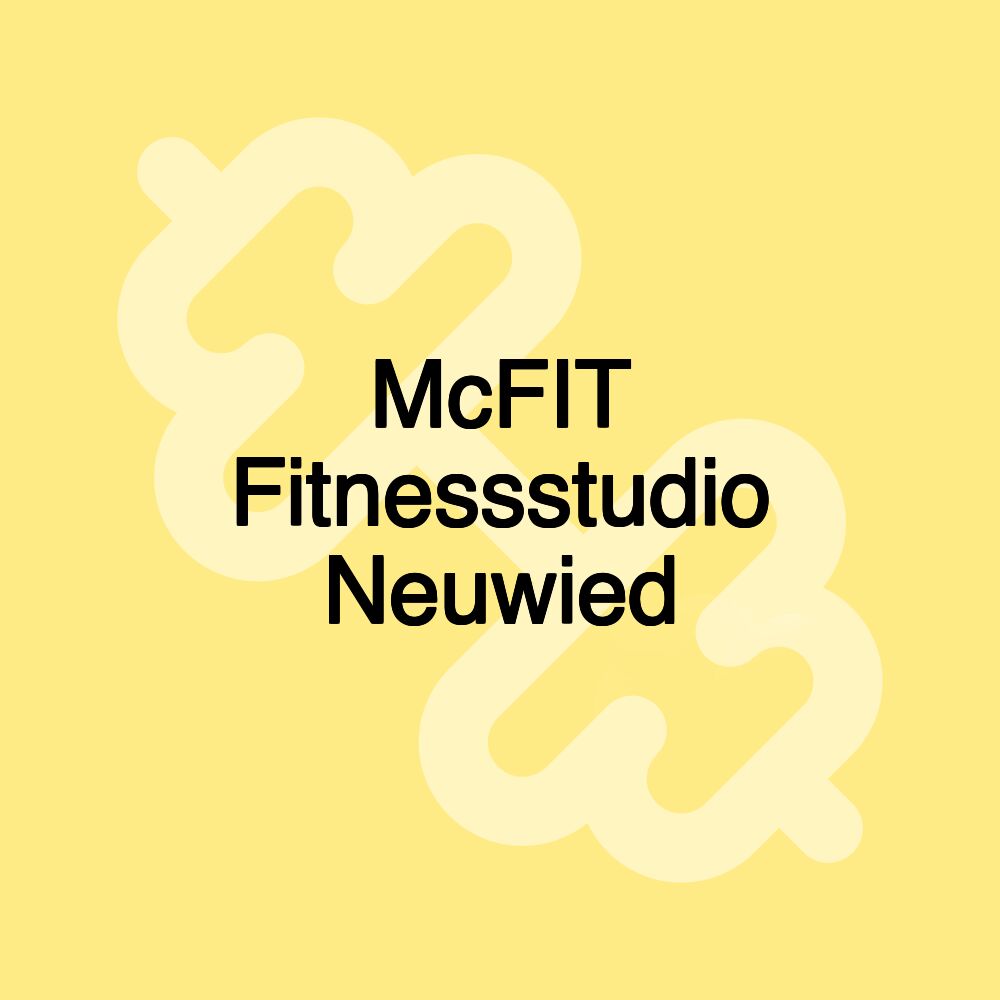 McFIT Fitnessstudio Neuwied