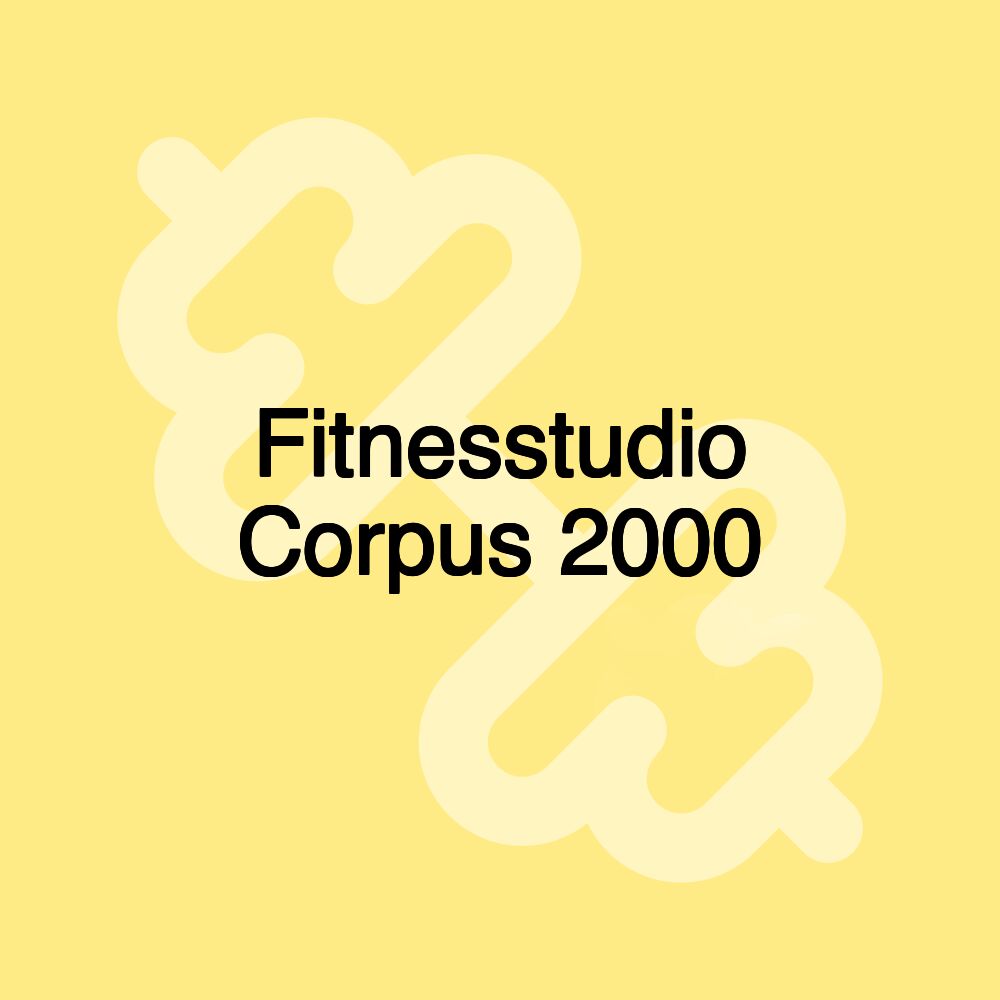 Fitnesstudio Corpus 2000