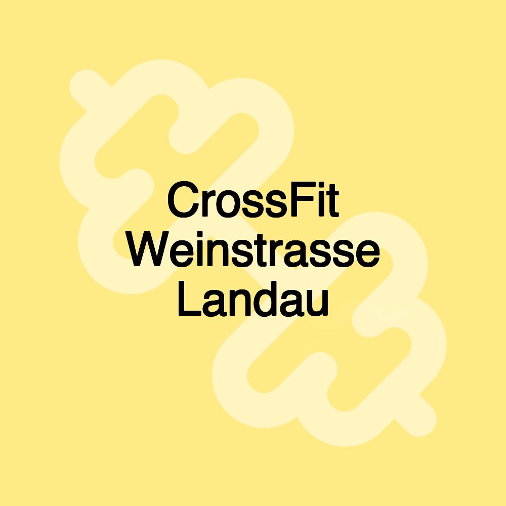 CrossFit Weinstrasse Landau