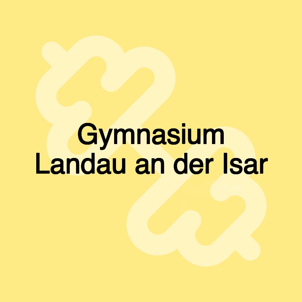 Gymnasium Landau an der Isar