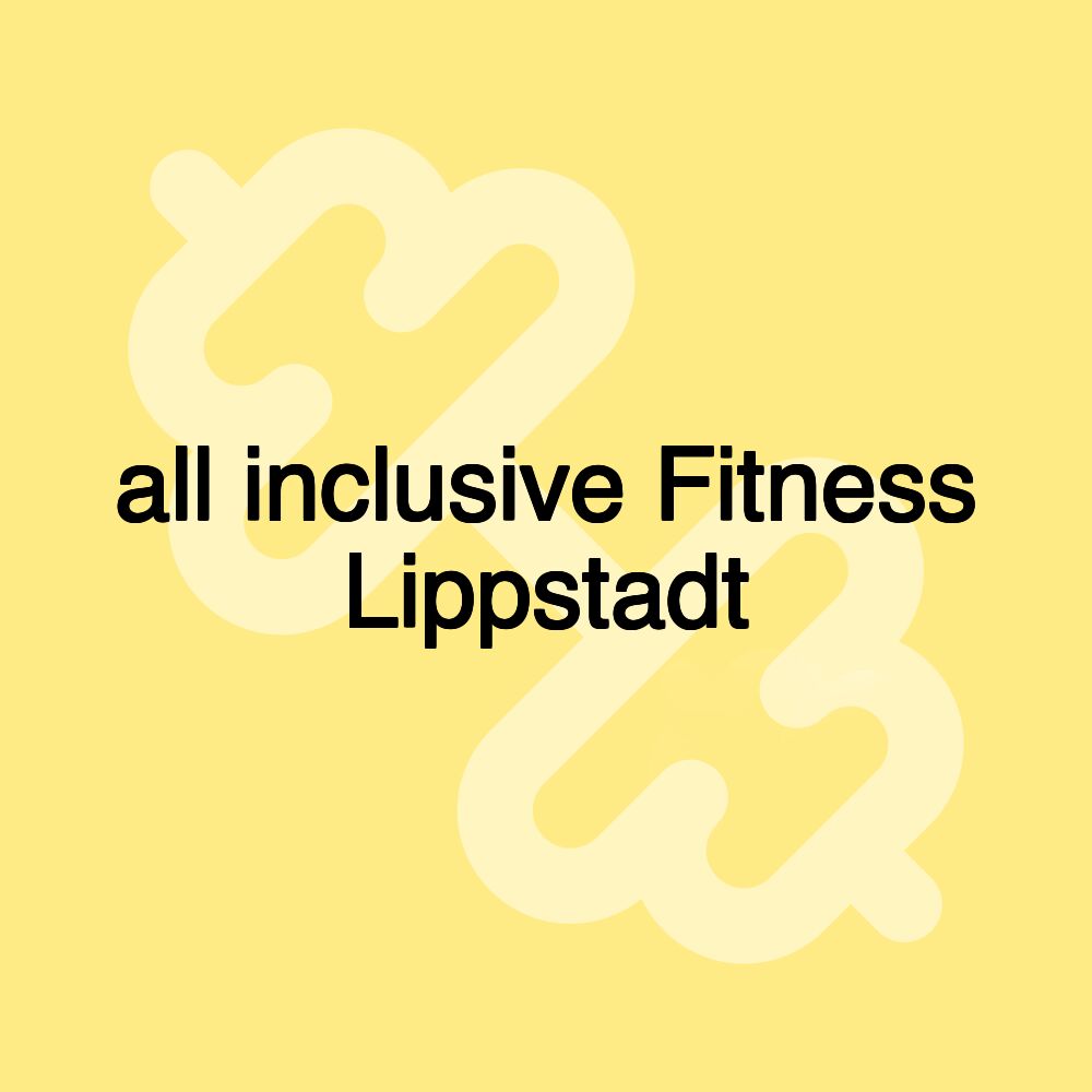 all inclusive Fitness Lippstadt