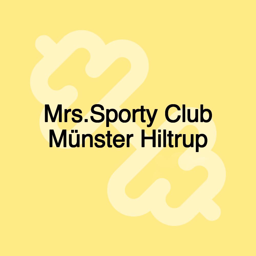 Mrs.Sporty Club Münster Hiltrup