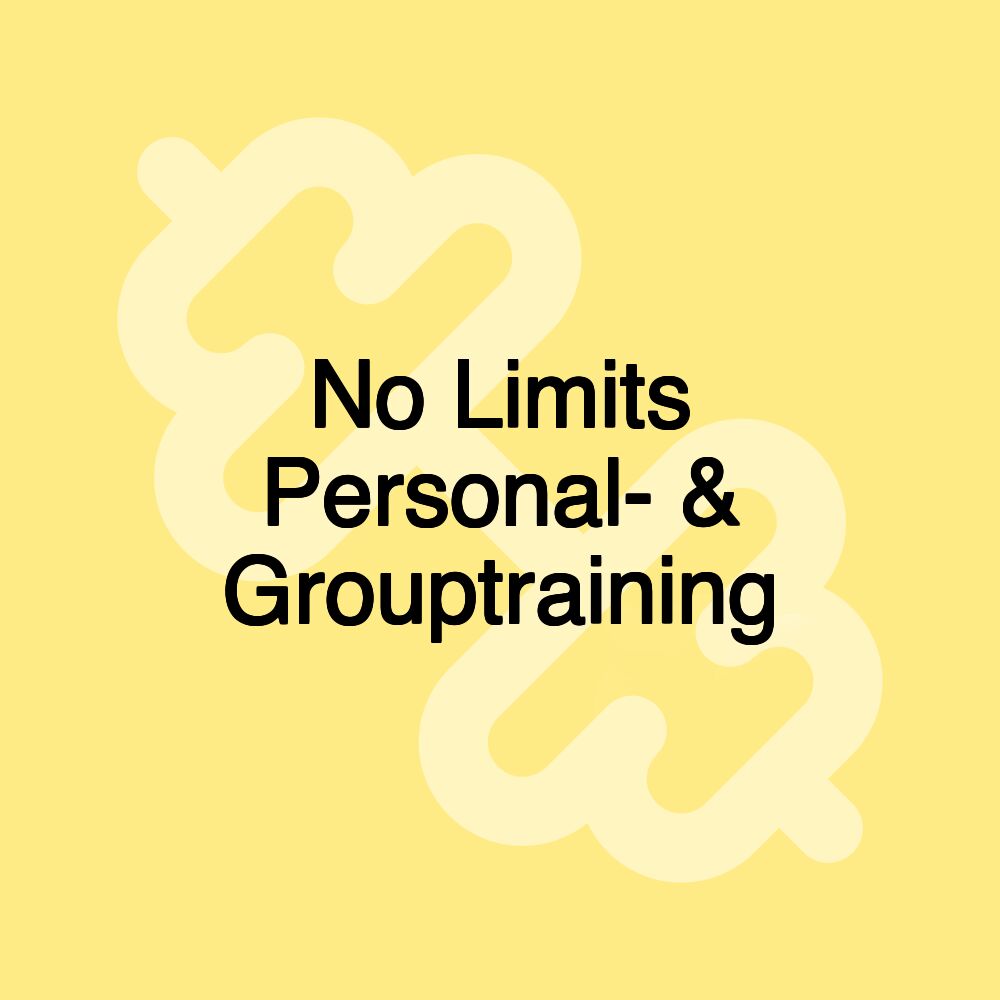 No Limits Personal- & Grouptraining