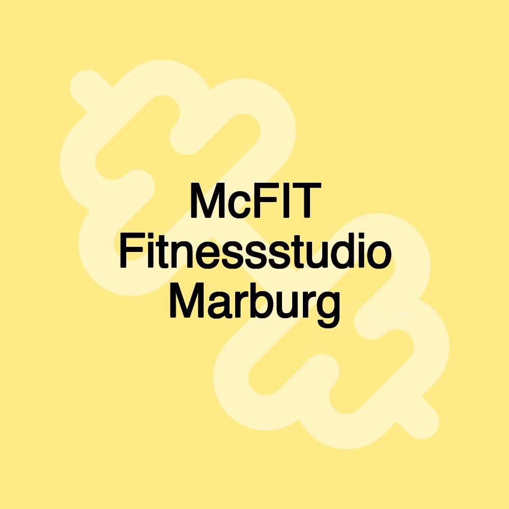 McFIT Fitnessstudio Marburg