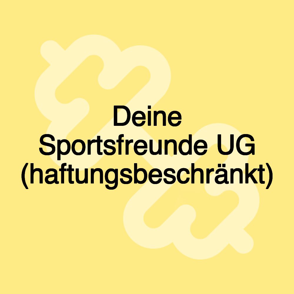 Deine Sportsfreunde UG (haftungsbeschränkt)